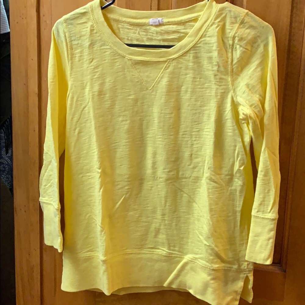 Jcrew yellow tunic